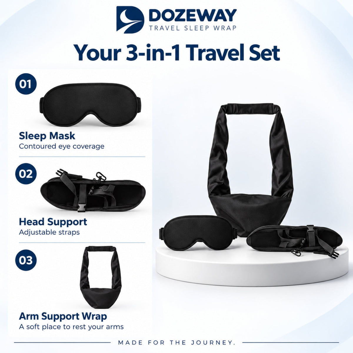 Travel sleep set details